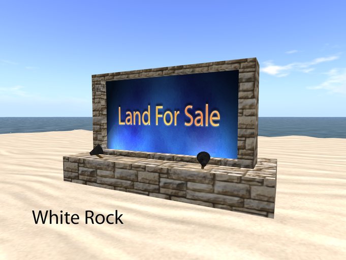 blueFox Real Estate Sign - Land For Sale Sign -  White Rock