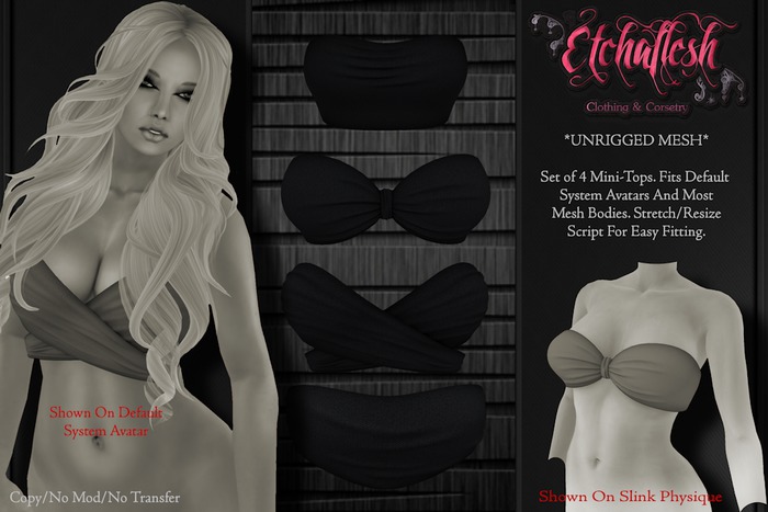 DEMO [Etchaflesh] Midnight Mini-Top Set