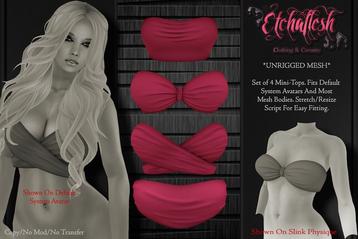DEMO [Etchaflesh] Lush Mini-Top Set