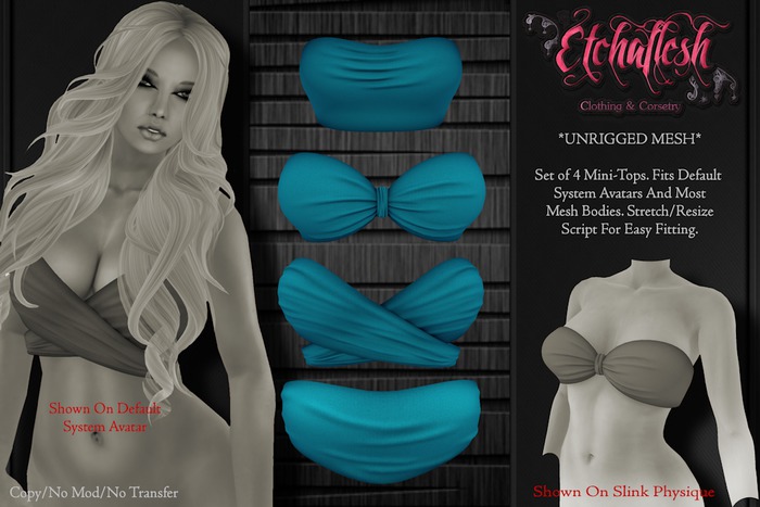 DEMO [Etchaflesh] Bluebird Mini-Top Set