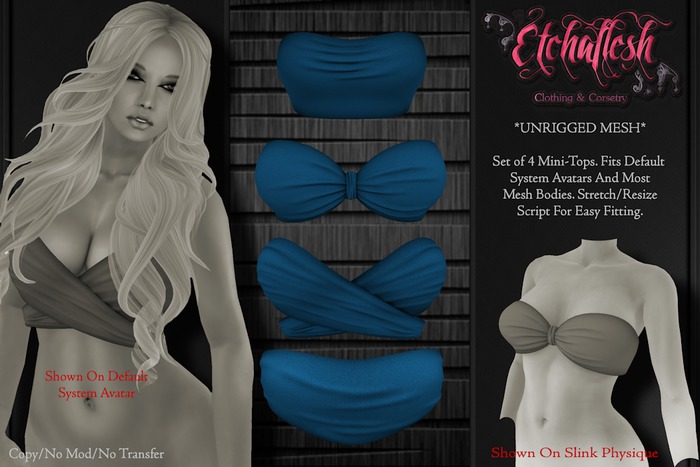 DEMO [Etchaflesh] Blueberry Mini-Top Set