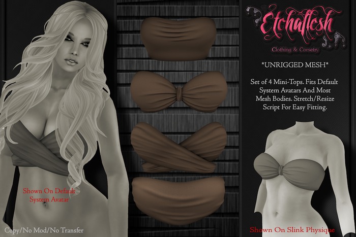[Etchaflesh] Chocolate Mini-Top Set
