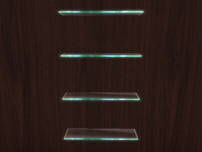Glass Shelves - Mesh CM