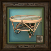 Tropics Blonde Patio Table Bf