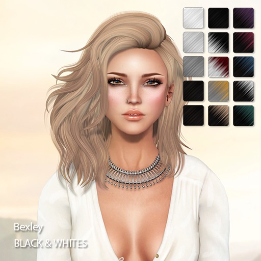 TRUTH HAIR Bexley (Mesh Hair) - black & whites
