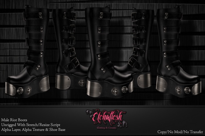 [Etchaflesh] Blacklist Mens Riot Boots - CLASSIC