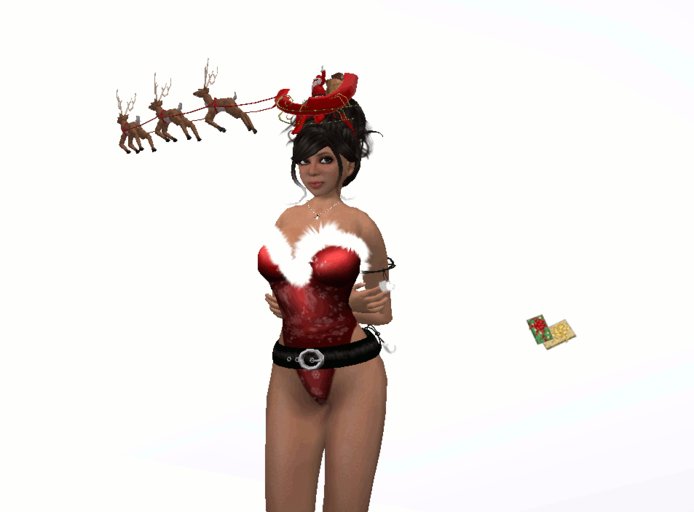 Christmas Santa sleigh (Mini Flying / Orbiting) 