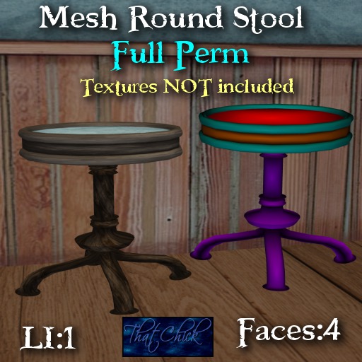 ~tc~ MESH Round Stool (MCT) Boxed