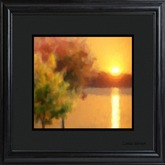 Linda Henson framed art: Autumn Sunset 1