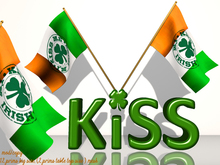 Kiss Me I'm Irish Flag Mesh Decoration (mod/copy)