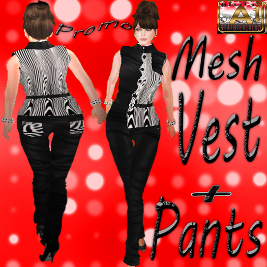 .:Arabello:. Zebra Pants + Vest *PROMO*