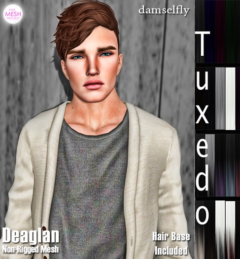 *~*Damselfly*~*Deaglan Non-Rigged Mesh Tuxedo