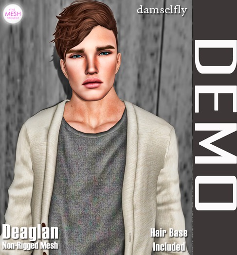 *~*DEMO*~*Damselfly*~*Deaglan Non-Rigged Mesh