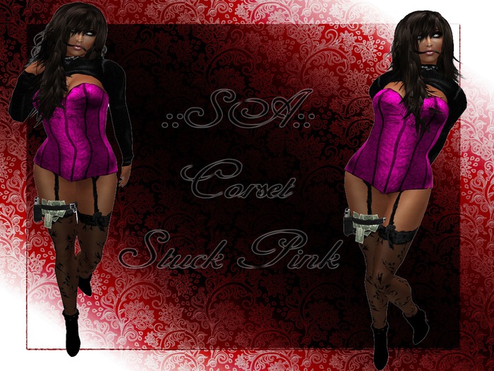 ::SA:: Corset Stuck  Pink