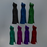 Sequin Fronds Mesh Dress (Fatpack)