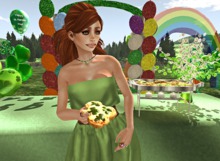 Aphrodite St Patricks "Shamrock Pizza" on warmer