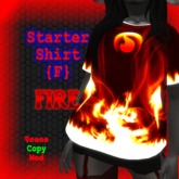 {2up} Female Starters Shirt - Fire Type