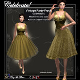 C&F Celebrate Vintage Party Dress - Black/Red