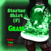 {2up} Female Starters Shirt - Grass Type