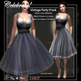 C&F Celebrate Vintage Party Dress - Black/Red