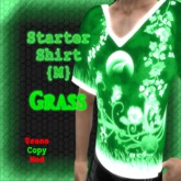 {2up} Male Starters Shirt - Grass Type