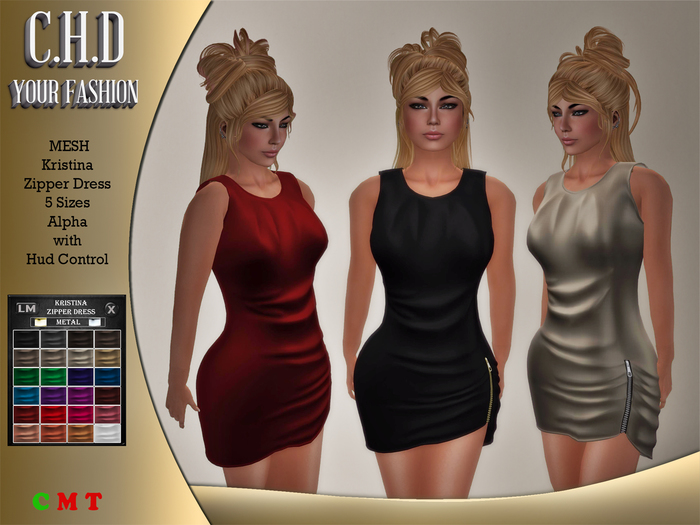 [C.H.D] Kristina Zipper Dress
