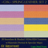 Spring Leather Textures S2