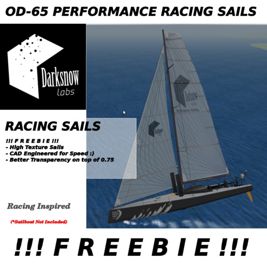Darksnow Labs OD-65 Performance Racing Sails