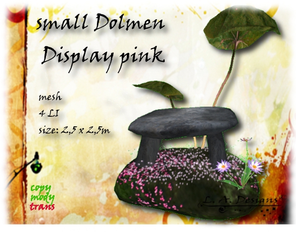 Dolmen Display small pink mesh - boxed
