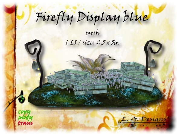 Firefly Display blue mesh - boxed