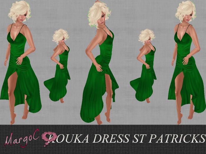 DEMO KOUKA DRESS GREEN St Patricks - MargoC