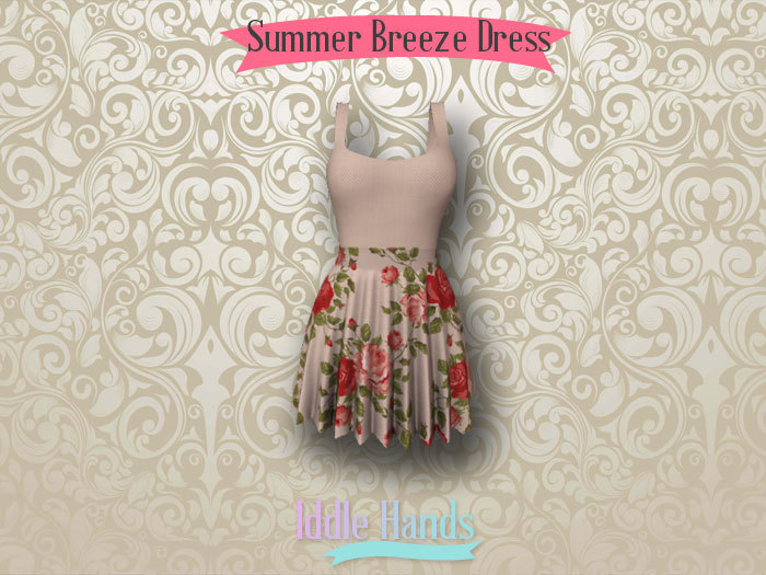 Iddle Hands - Summer Breeze Dress - Roses