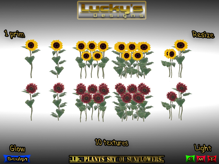 :.LD:. Plants Set 01 Sunflowers:.