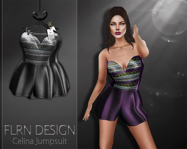 Celina Jumpsuit Silver