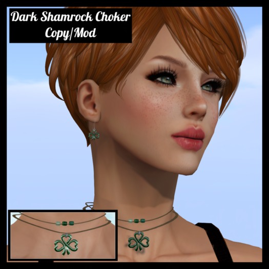 Dark Shamrock Choker