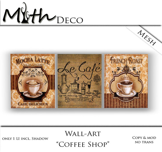 Myth - Wallart "Coffee Shop"