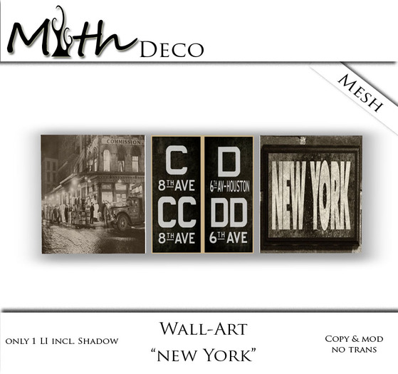 Myth - Wallart "New York"