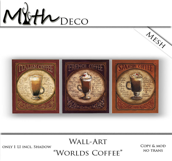 Myth - Wallart "Coffee World"