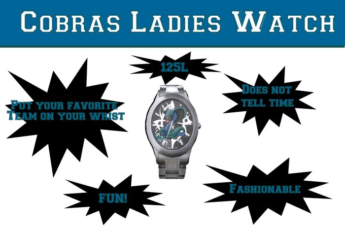 Vintage Cobras Locker - Ladies Resizable Watch