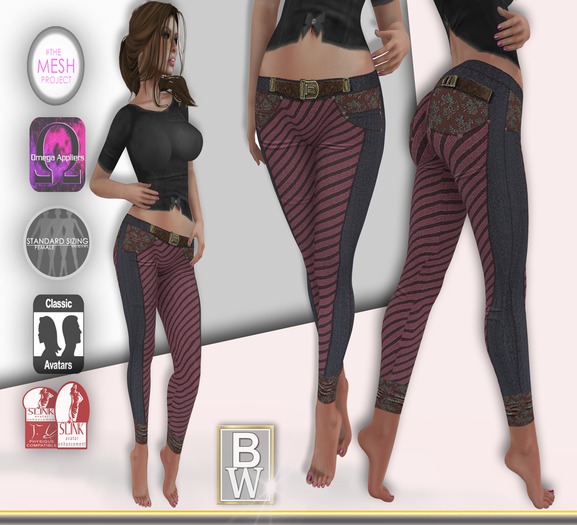 *** Pants 'Jeans Stripes''***'