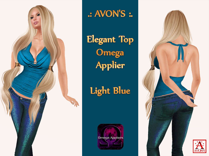 .: AVON'S :. Elegant Top Omega Applier - Light Blue