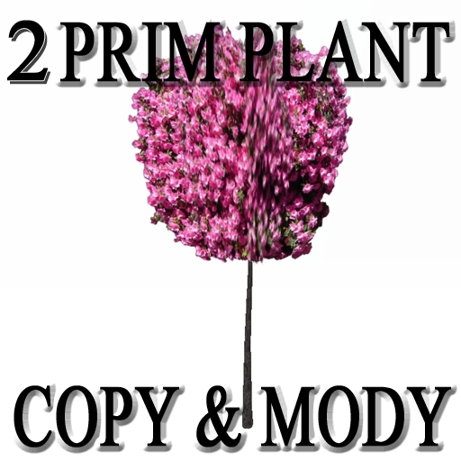 * GuTi 2 prim plant copyable pink Azalea Tree Rhododendron