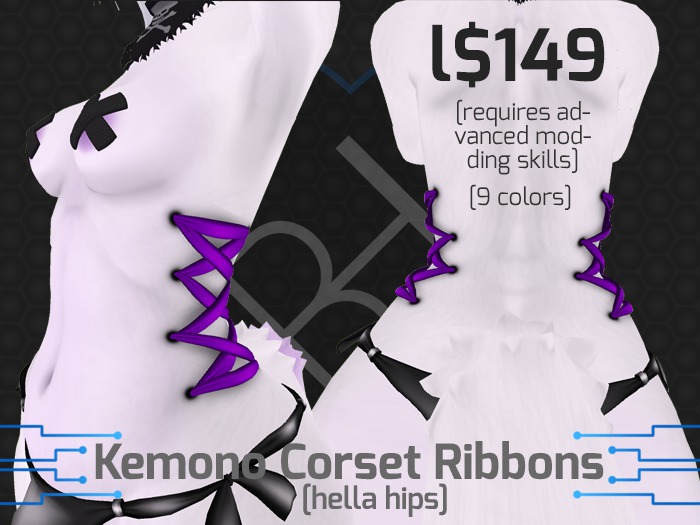 [BI] Kemono Corset Ribbons