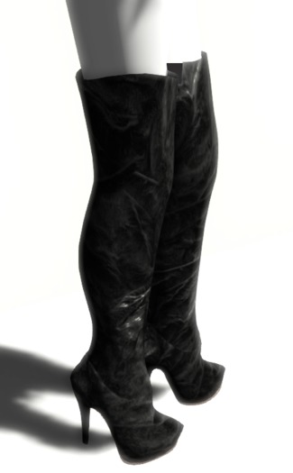 *LS* Over Knee Boots black