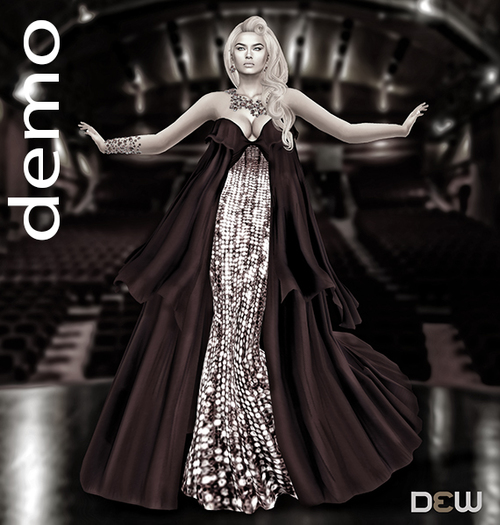 "DEW" Donna Gown DEMO