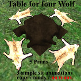 Table for four Wolf Box