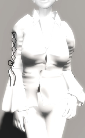 *LS* Dressy blouse white