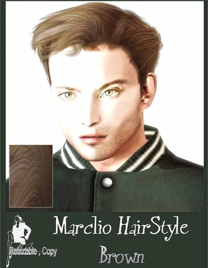 ::MF:: Marclio HairStyle - Brown