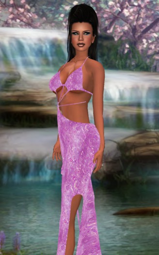 Erin~Spaghetti Strap Dress~Pink