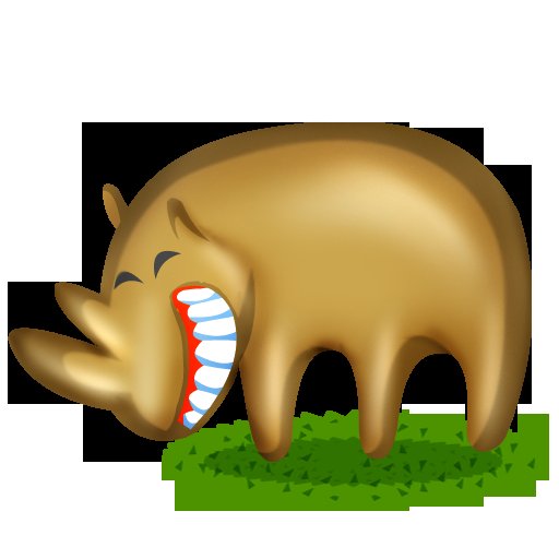 FUNNY ANIMAL TIPJAR RINO